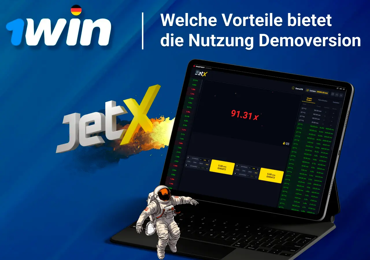 Vorteile der Nutzung der JetX-Demo-Version auf der Plattform